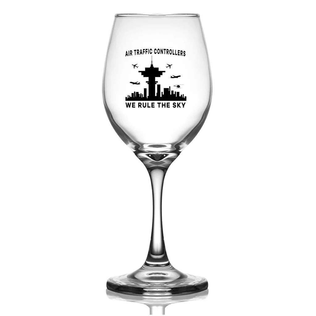 Customisable Air Traffic Controllers - We Wine Glass - view 2