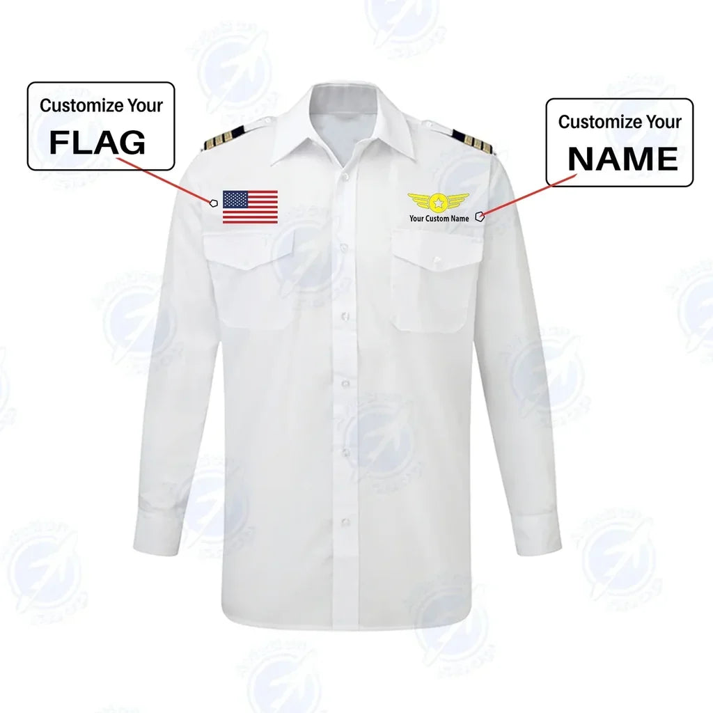Customisable Pilot Epaulettes Shirt - view 2