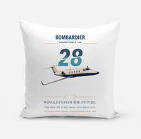Thumbnail for Bombardier Learjet 28 design on white pillow