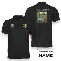 Thumbnail for PUNTA GORDA - Poster - Double-Side Polo - Black + Name