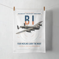 Thumbnail for Avro Lancaster B I design on white towel