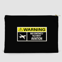 Thumbnail for Warning May Constantly Talk About Zipper Pouch - view 2