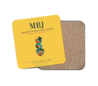 Thumbnail for Sangster International Airport (MBJ) design on yellow 1 piece coaster