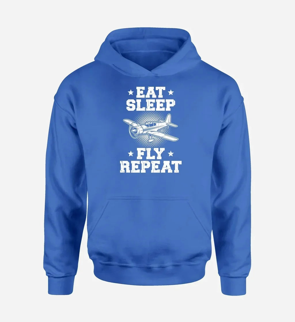 Eat Sleep Fly Repeat - Blue