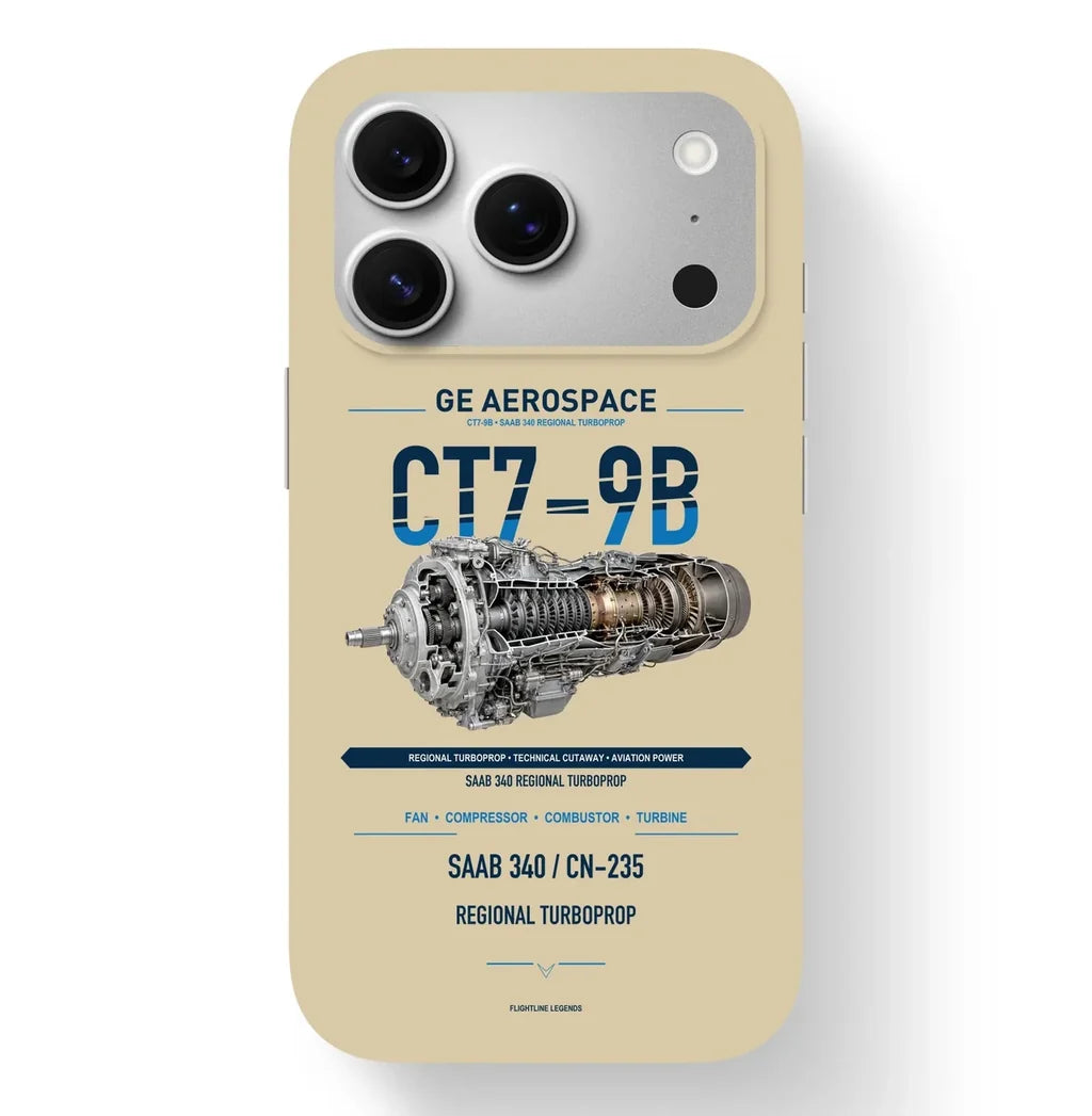 CT7-9B Case design on beige iphone case