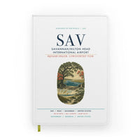 Thumbnail for Savannah-Hilton Head International Airport (SAV) design on white notebook