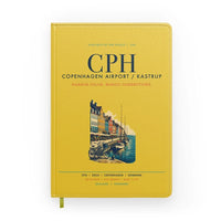Thumbnail for Copenhagen Airport Kastrup (CPH) design on yellow notebook