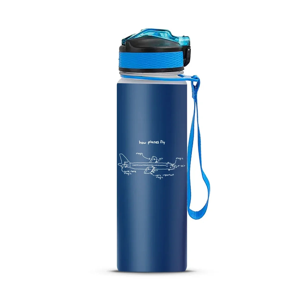 How Planes Fly Sports Bottle - view 2