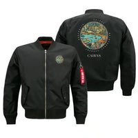 Thumbnail for CAIRNS - Badge - Bomber Jacket - Black