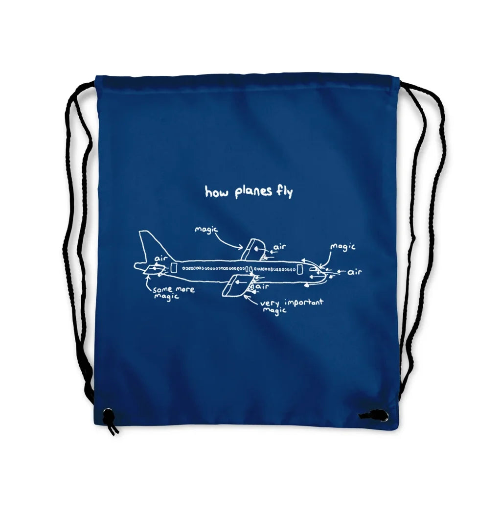 How Planes Fly Drawstring Bag - view 2