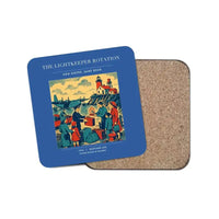 Thumbnail for The Lightkeeper Rotation - Designed Coasters design on blue 1-piece