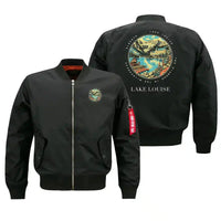 Thumbnail for LAKE LOUISE - Badge - Bomber Jacket - Black