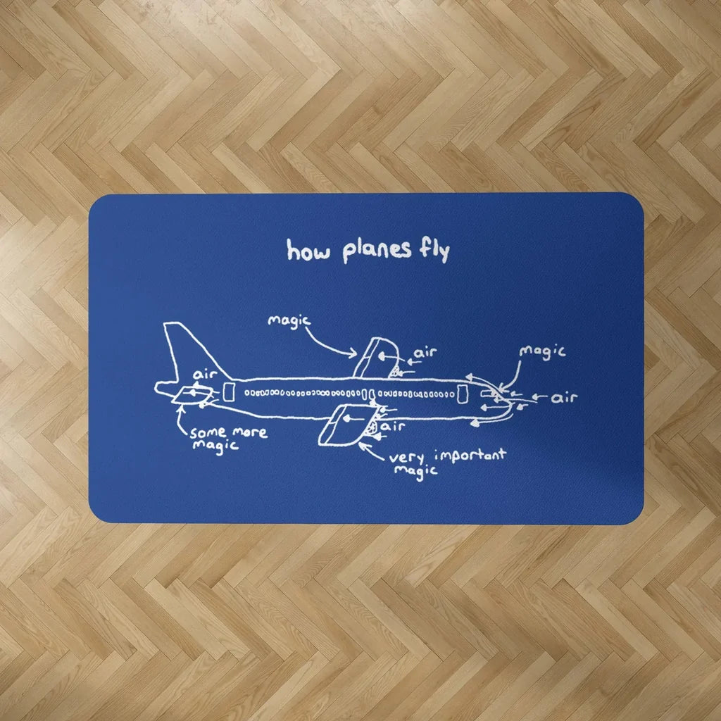 How Planes Fly Floor Mat - view 2