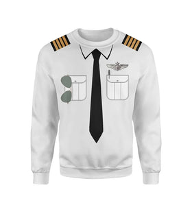 Customizable Pilot Uniform (US Air Force & Star) 3D Sweatshirts