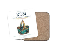 Thumbnail for Roberts Field (RDM) design on white 1 piece coaster