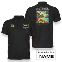 Thumbnail for SANIBEL - Poster - Double-Side Polo - Black + Name