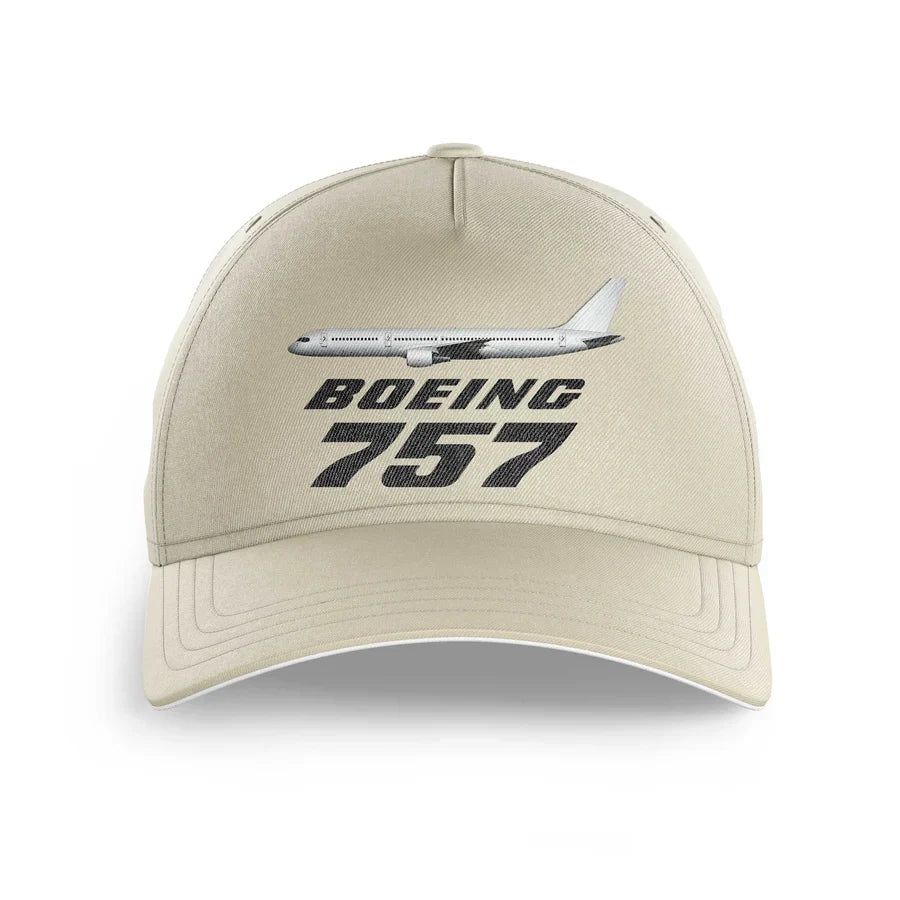 The Boeing 757 printed hat - beige