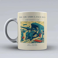 Thumbnail for VINTAGE G4506 - The Air Ambulance Run - Ceramic Mug design on beige