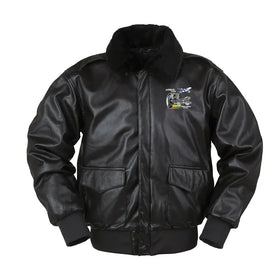 Airbus A380 & GP7000 Engine Leather Bomber Jackets