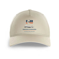Thumbnail for E-4B Nightwatch design on beige printed hat