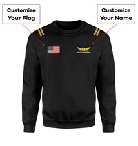 Thumbnail for Customisable Pilot Epaulettes 3D Sweatshirt - view 2