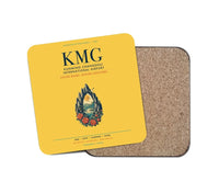 Thumbnail for Kunming Changshui International Airport (KMG) design on yellow 1 piece coaster