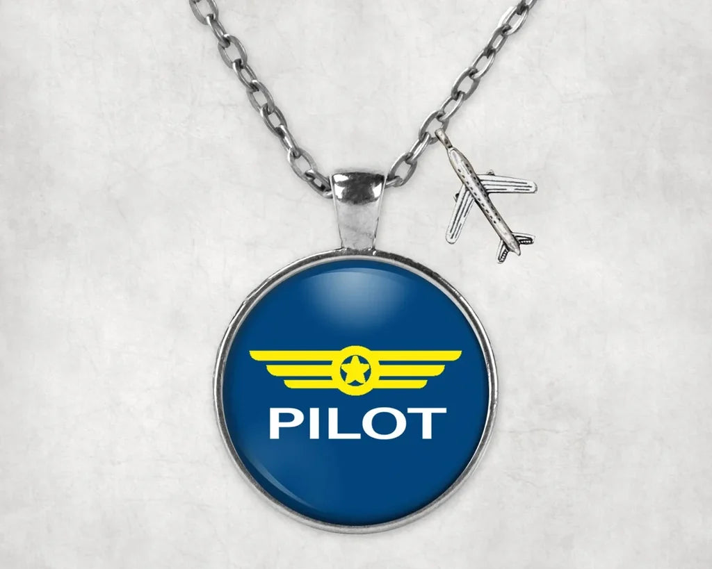 Pilot & Badge Necklace - view 2
