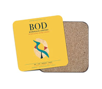 Thumbnail for Bordeaux Airport (BOD) design on yellow 1 piece coaster