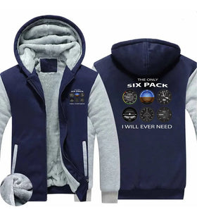 The Only Six Pack I Will Ever Need Zipped Sweatshirts