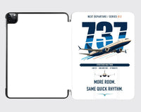 Thumbnail for Boeing 737 MAX 9 design on white ipad tablet case