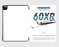 Thumbnail for Bombardier Learjet 60XR design on white ipad tablet case