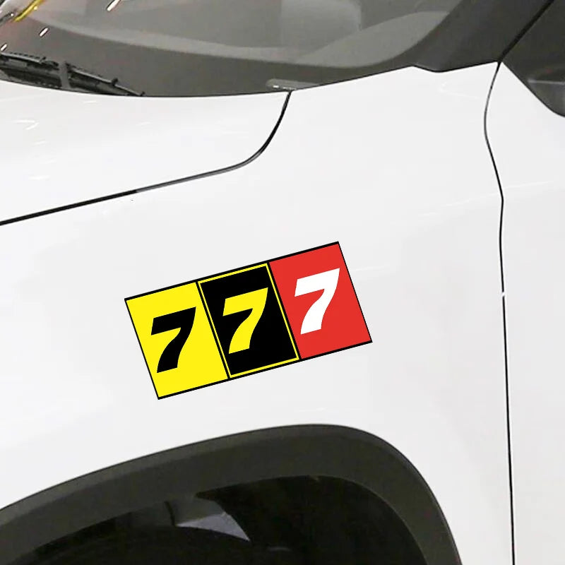Boeing 777 Car Sticker - view 2