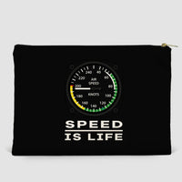 Thumbnail for Speed Is Life Zipper Pouch - view 2