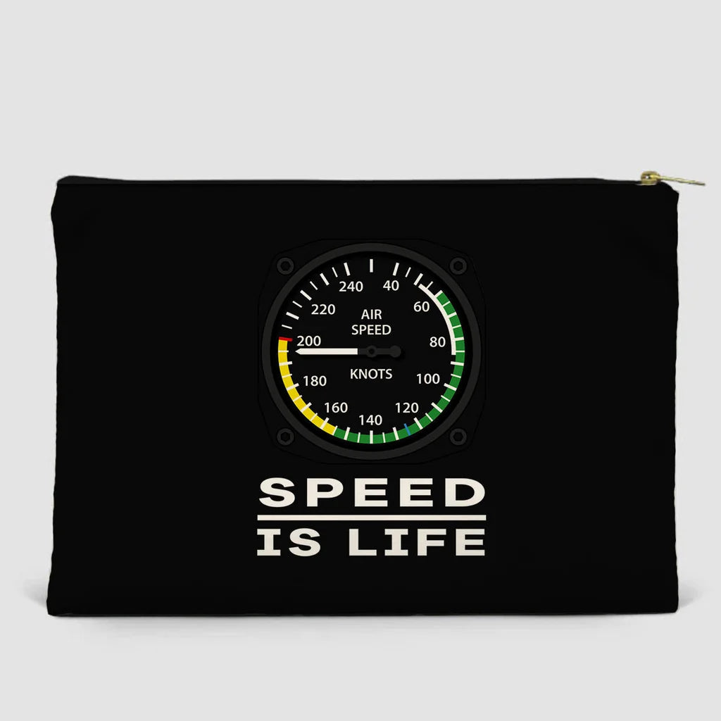 Speed Is Life Zipper Pouch - view 2