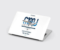 Thumbnail for Cessna 180J Skywagon design on white MacBook case