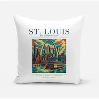 Thumbnail for ST. LOUIS - Poster - Pillow - White