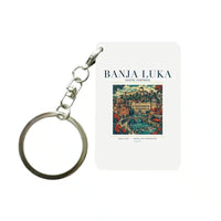 Thumbnail for BANJA LUKA - Poster - Key Chain - White