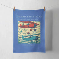 Thumbnail for VINTAGE G4203 - The Endurance Clock - Designed Towels design on blue