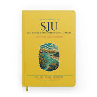 Thumbnail for Luis Muñoz Marín International Airport San Juan (SJU) design on yellow notebook
