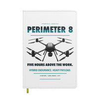Thumbnail for Skyfront Perimeter 8 design on white notebook