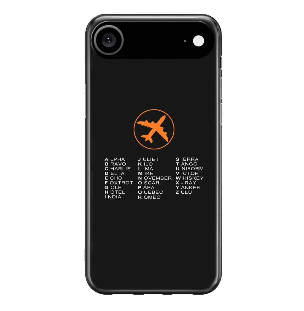 Aviation Alphabet iPhone Case - view 2