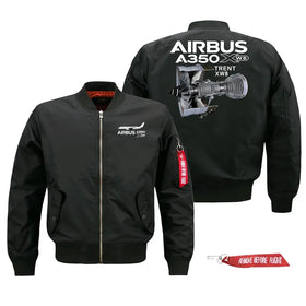 Airbus A350 & Trent WXB Engine Pilot Jackets (Customizable)