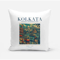 Thumbnail for KOLKATA - Poster - Pillow - White
