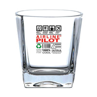 Thumbnail for Customisable Airline Pilot Label Whisky Glass - view 2