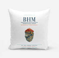 Thumbnail for Birmingham-Shuttlesworth International Airport (BHM) design on white pillow