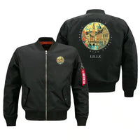 Thumbnail for LILLE - Badge - Bomber Jacket - Black