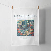 Thumbnail for GRAND RAPIDS - Poster - Towel - White