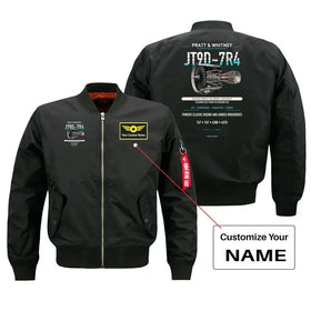 Pratt & Whitney JT9D-7R4 Engine Bomber Jacket
