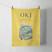 Thumbnail for Okayama Momotaro Airport (OKJ) design on yellow towel