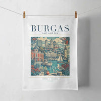Thumbnail for BURGAS - Poster - Towel - White